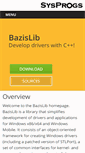 Mobile Screenshot of bazislib.sysprogs.org