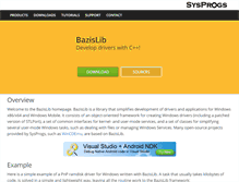 Tablet Screenshot of bazislib.sysprogs.org